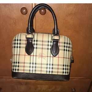 Used Burberry handbag authentic
